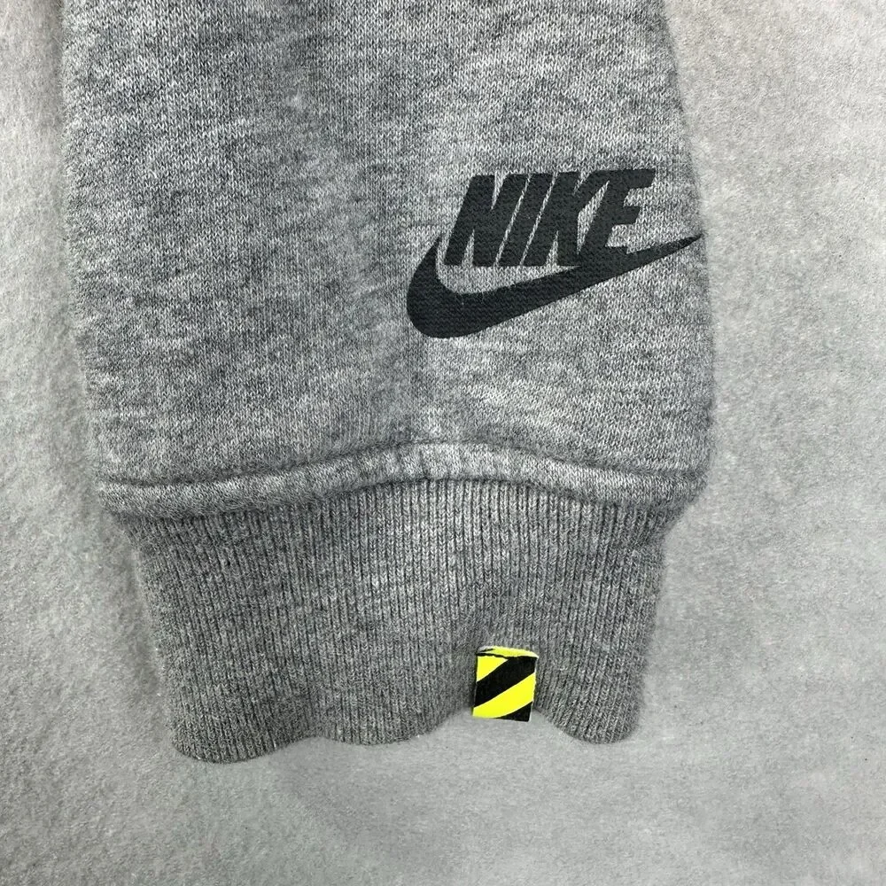 Nike Women’s  XL‎ Gray 1/2 Zip Fleece Pullover Track & Field Athlete Cropped